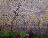 An Orchard in Spring by Claude Monet